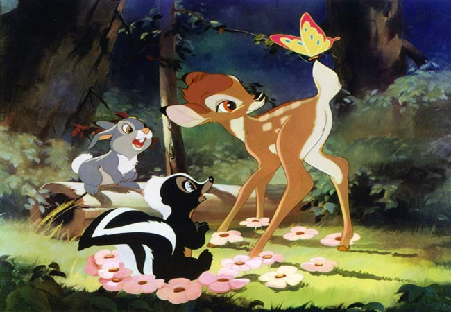 From Bambi. (1942) Music by Frank Churchill Lyrics by Larry Morey Photo: Walt Disney Pictures